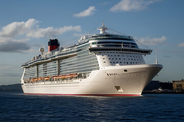 cruise ship in port