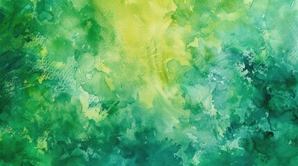 Watercolor Texture Green. Abstract Background with Textured Green Watercolor Design - obrazy, fototapety, plakaty