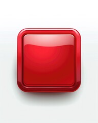 Button Square. Join Special Red Square Button for Pledging with Text Field - obrazy, fototapety, plakaty