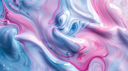 Obraz premium Abstract background of marbleized effect. Colorful paint drops on white background.