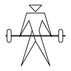 Weightlifting icon