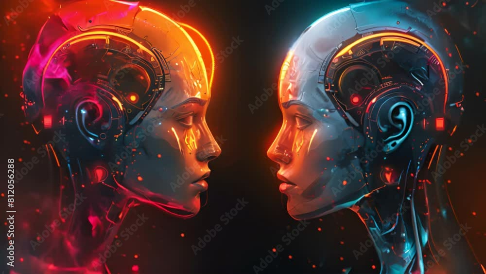 Poster the realm of robotics and automation, where machines mimic human actions, reshaping industries and e