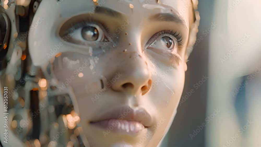 Poster the realm of robotics and automation, where machines mimic human actions, reshaping industries and e