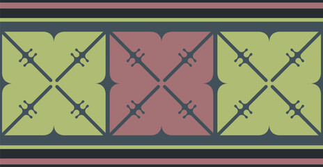 Безымянный-1Strip of plant patterns. Ethno style. Kazakh ornaments. Horizontal patterned design. Traditional patterns of Kazakhs. Ancient Turkic ornaments. Traditions of Kazakhstan. Decorative art of 