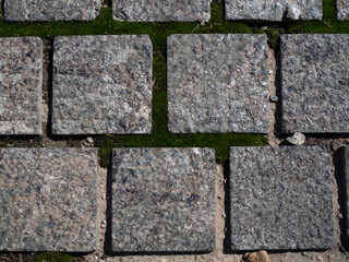 Fototapeta premium Background stone path to the house.
