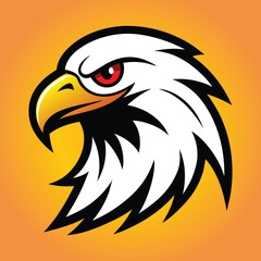 Obraz premium Eagle mascot logo eagle vector illustration