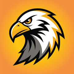 Obraz premium Eagle mascot logo eagle vector illustration