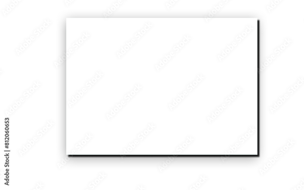 Poster realistic shadow effect for design