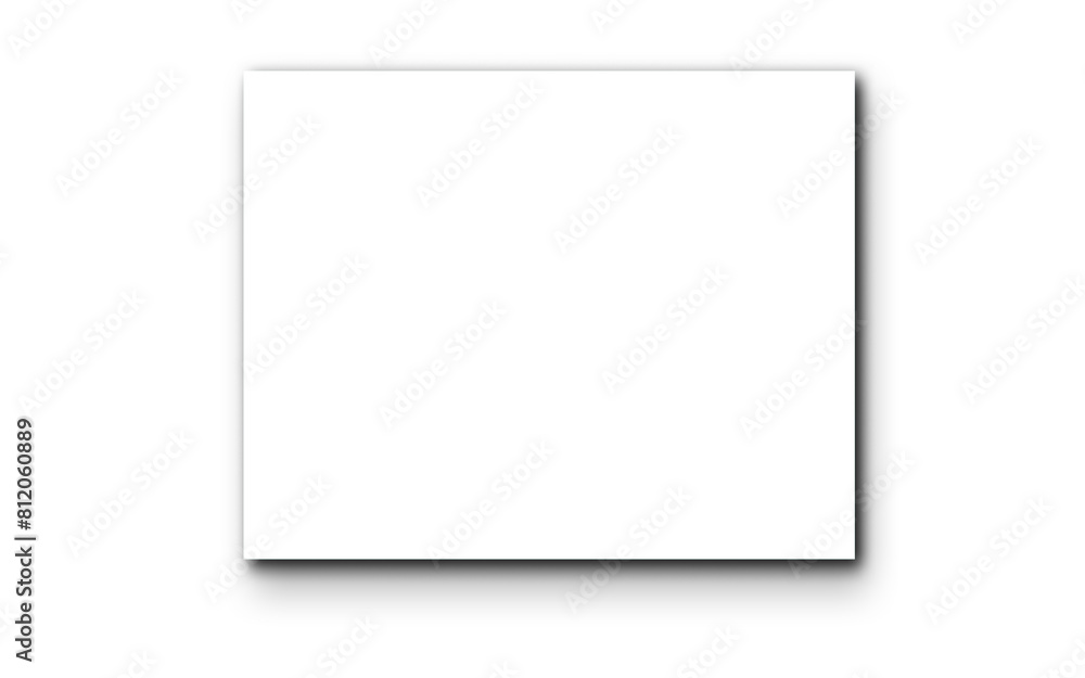 Poster realistic shadow effect for design