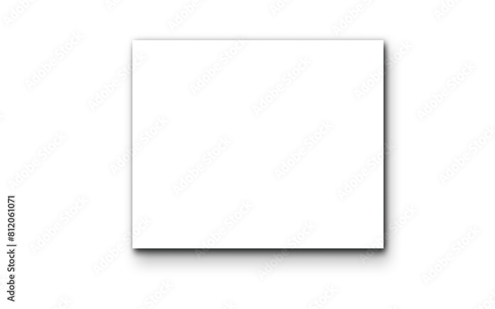 Poster realistic shadow effect for design