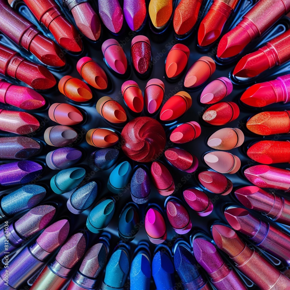 Poster discover our vibrant lipstick shades, perfect for making a statement. elevate your look with bold hu