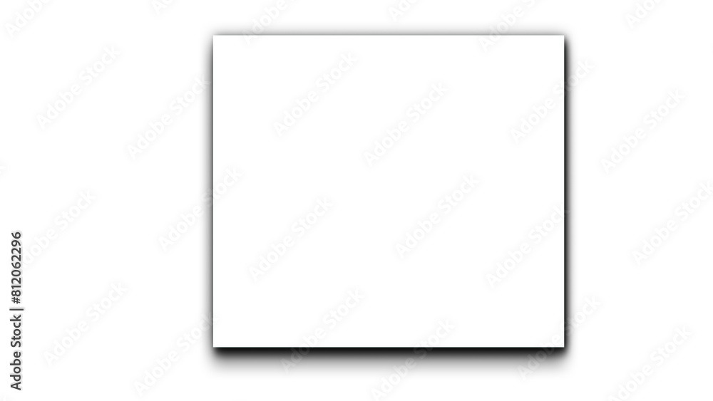 Poster realistic shadow effect for design