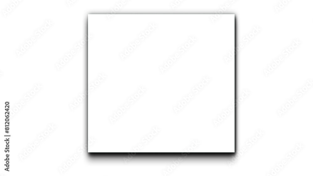 Poster realistic shadow effect for design