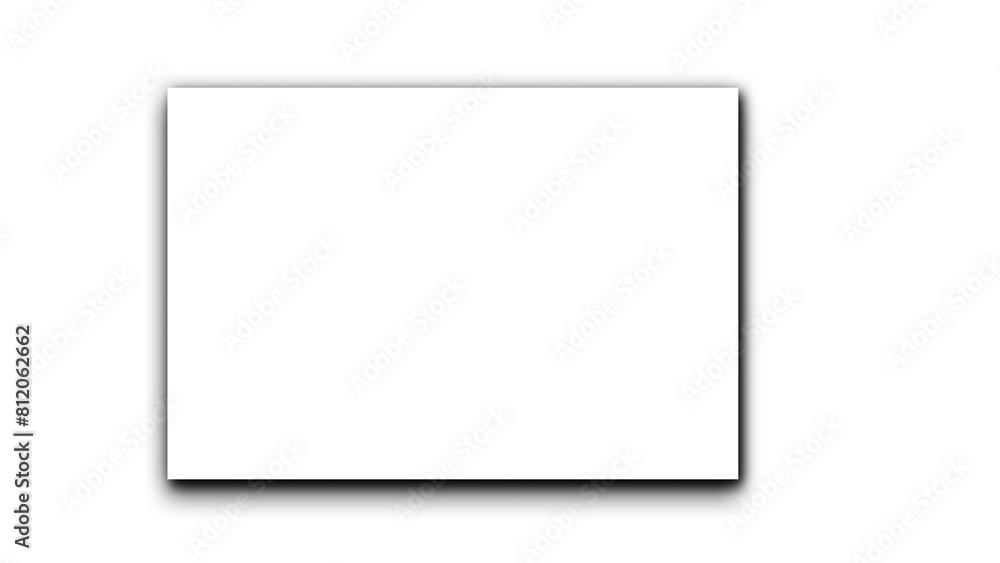 Poster realistic shadow effect for design