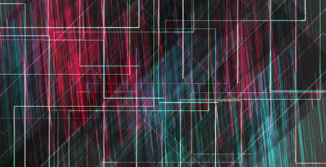 abstract background with a colored dynamic waves blurry background. Illustration suitable for wave design