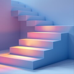 Stylish Light Blue Gradient Background for Modern Designs Generative AI