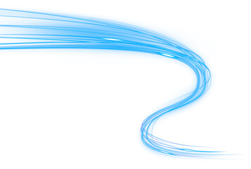 Glowing light effect.