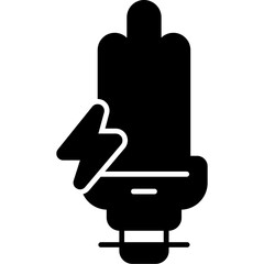 Obraz premium Energy Efficient Light Bulb Icon
