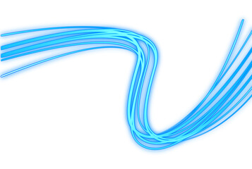 Glowing light effect.