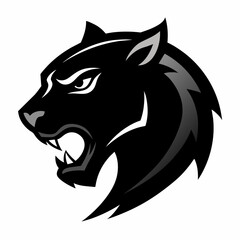 Panther mascot logo icon vector illustration