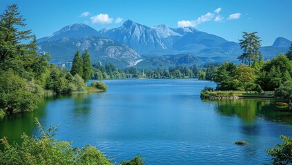 Fototapeta premium Highlight the precision and detail of a suspension bridge's cables as they stretch elegantly across a river, emphasizing their strength and engineering prowess.
