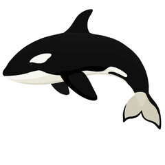 Cartoon in the sea, realistic