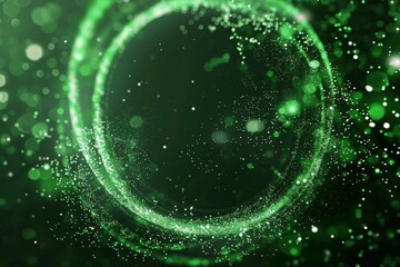 round particles circle light trail green screen alpha channel 
