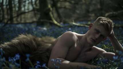 Naklejka premium Celtic Barbarian