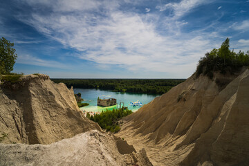 The best place for diving and snorkeling in Estonia is the Rummu quarry with an underwater prison....