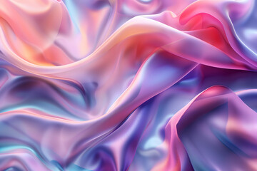 Obraz premium Abstract 3D Smooth Silky