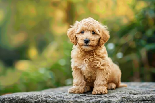 Adorable Mini Goldendoodle Puppy - The Perfect Animal Companion for Dog Lovers and Pet Owners Alike