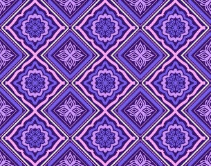 Seamless Ikat ethnic traditional pattern geometric abstract folklore ornament Tribal ethnic illustration background