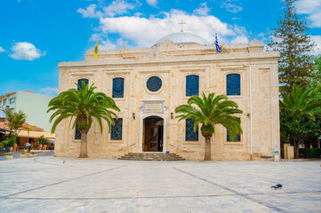 Church of Saint Titus (Agios Titos) in Herakleion, Crete, Greece. A unique architectural sample of...