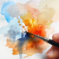 Watercolor Portrait Inspiration for Artists Generative AI