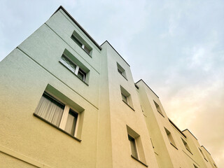 facade of a modern apartment building in Bernau bei Berlin