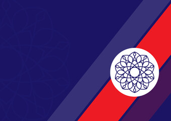 Elegant Background With Mandala And Abstract Shapes