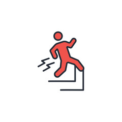 hurdle icon. vector.Editable stroke.linear style sign for use web design,logo.Symbol illustration.