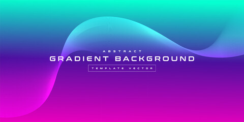 Digital technology banner green pink background concept, cyber technology, abstract social media tech, innovation future data, internet network, Ai big data, lines dots connection, illustration vector