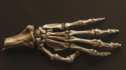 Real bones of a real hand.