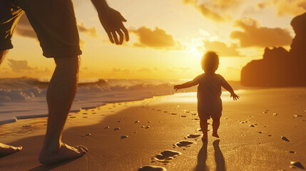 Fototapeta premium First Steps of Independence