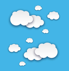 blue sky with clouds