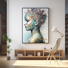 Obraz premium Bring home the beauty of the human spirit with this stunning canvas print. The intricate details and vibrant colors make it a truly captivating piece of art.