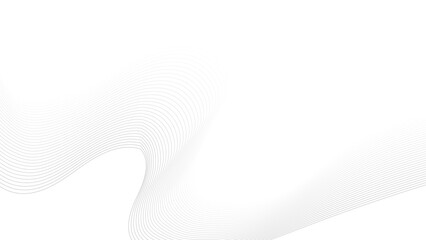 Modern abstract white wave digital geometric Technology, data science frequency gradient lines on transparent background. Undulate Grey Wave Swirl, frequency sound wave, twisted curve lines with blend