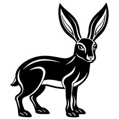 antelope-jackrabbit-goes-icon-vector