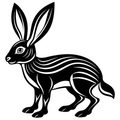antelope-jackrabbit-goes-icon-vector