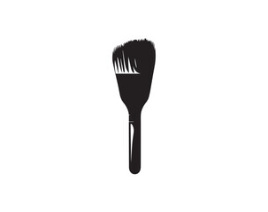 Paint brush icon and symbol vector illustration template design