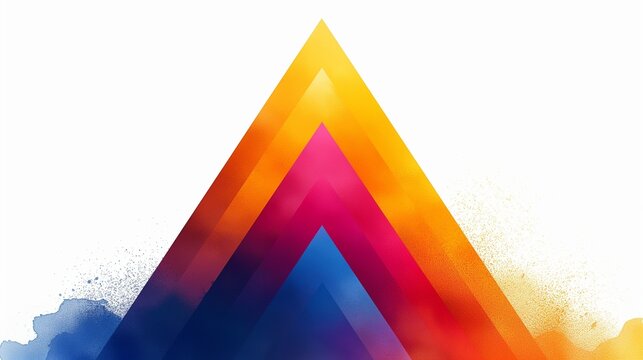 A bold, typographic logo with sharp angles and contrasting colors, conveying strength and confidence, isolated on white