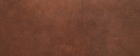 Close-up of Brown Leather Texture Background