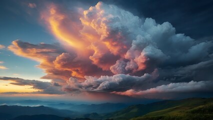 The most beautiful clouds you will ever see.
