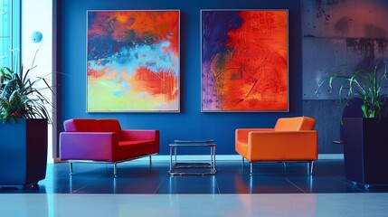 The influence of office art on employee inspiration and creativity
